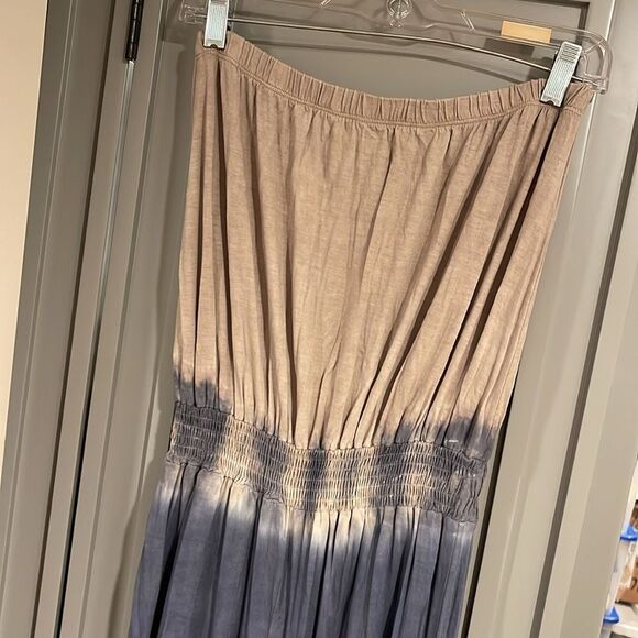 Strapless Tube Top Pant Tye-Dye Romper - Picture 4 of 8